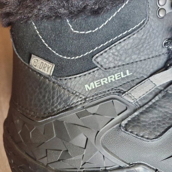 Merrell Black Aurora 6 Ice+ Winter Shoes Size 10 - Picture 13 of 14